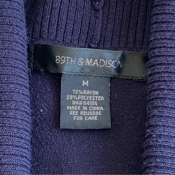 89th & Madison Cropped Cardigan Sweater - Picture 5 of 8